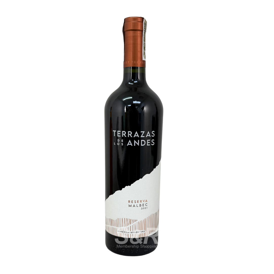 Terrazas de los Andes Reserva Malbec 2021 750mL Terrazas de los Andes Reserva Malbec 2021 750mL